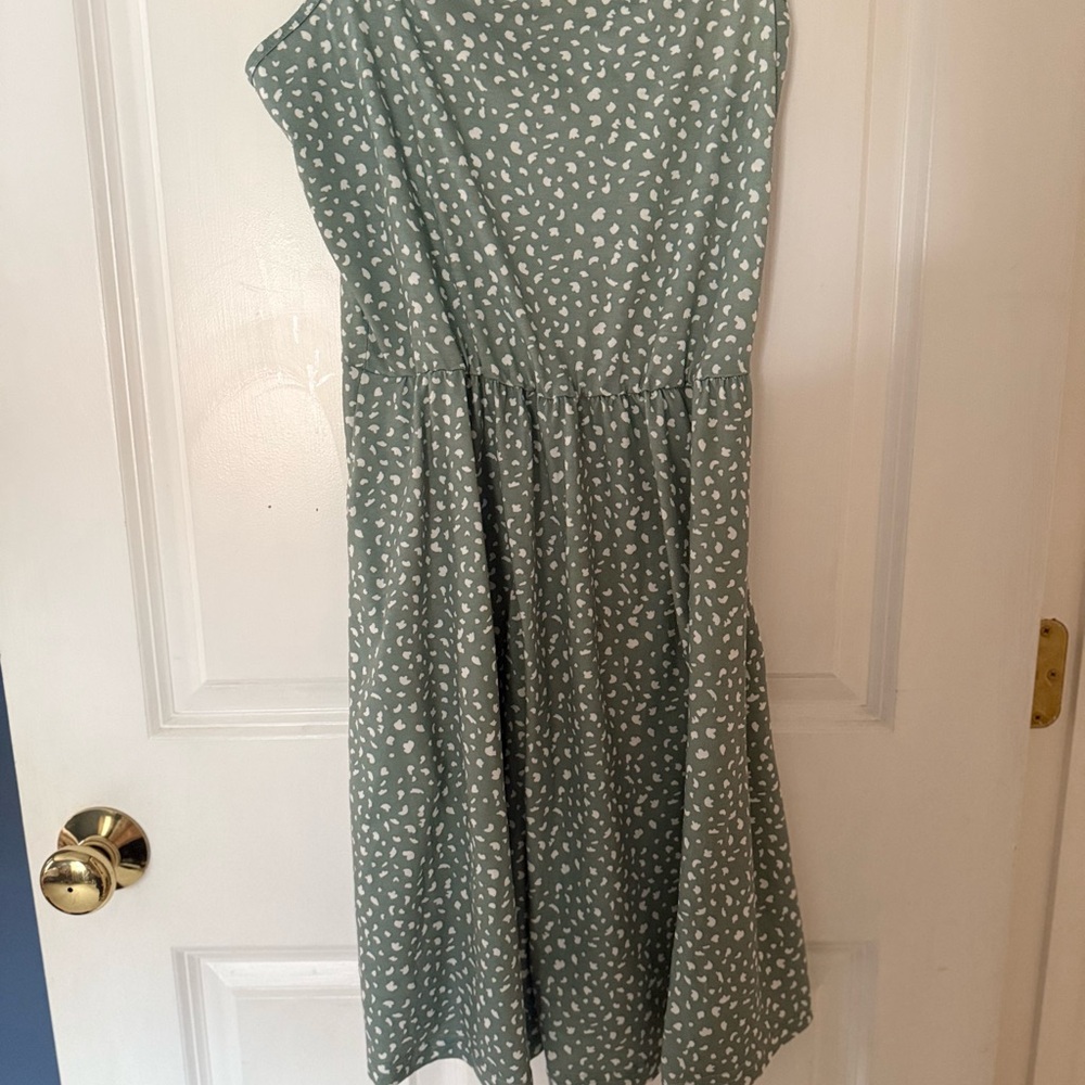 Green Polka Dot Dress